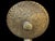 Large Hand Hammered Brass Helmet Shield Set For Sale - Image 9 of 15