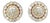 Crown of Light Cut Diamond Convertible Stud Earrings, Pair For Sale