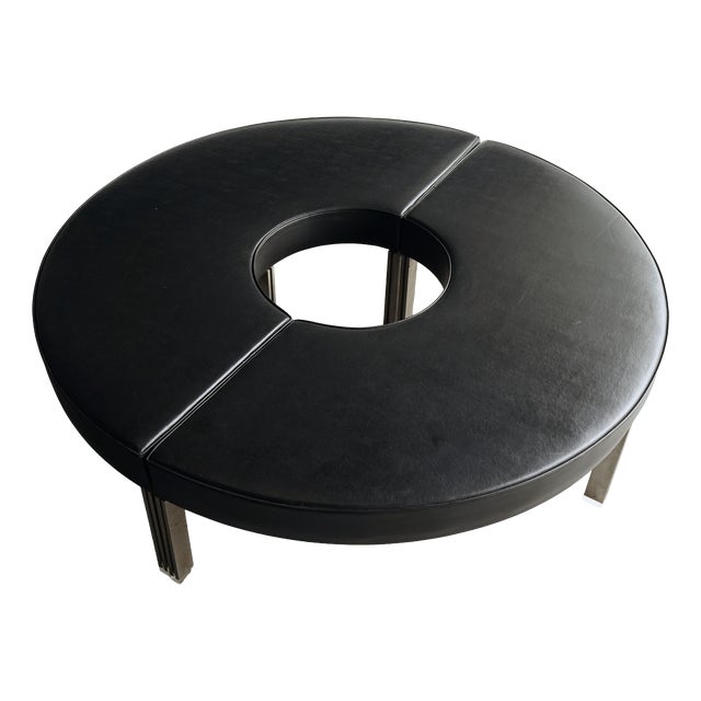 Mid-Century Round Modernist Benches, 1960s, Set of 2 For Sale