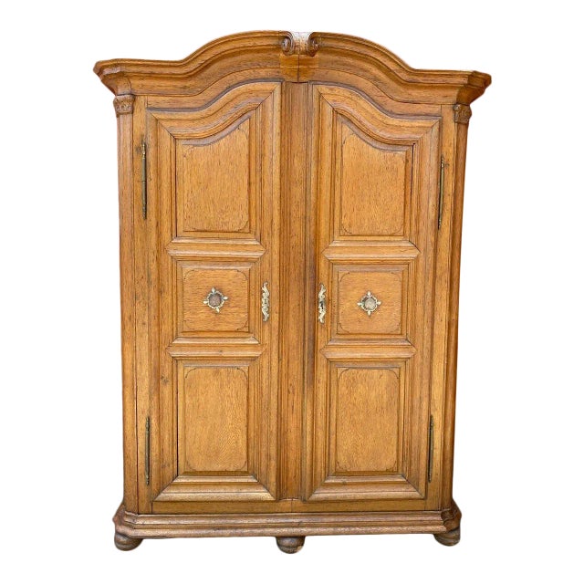 Large Impressive French Oak Armoire For Sale
