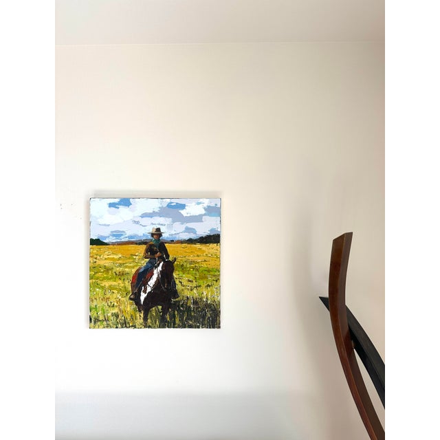 2020s "Ochre Fields" Modern Oil Painting, by Jennifer Hohlfelder For Sale - Image 5 of 8