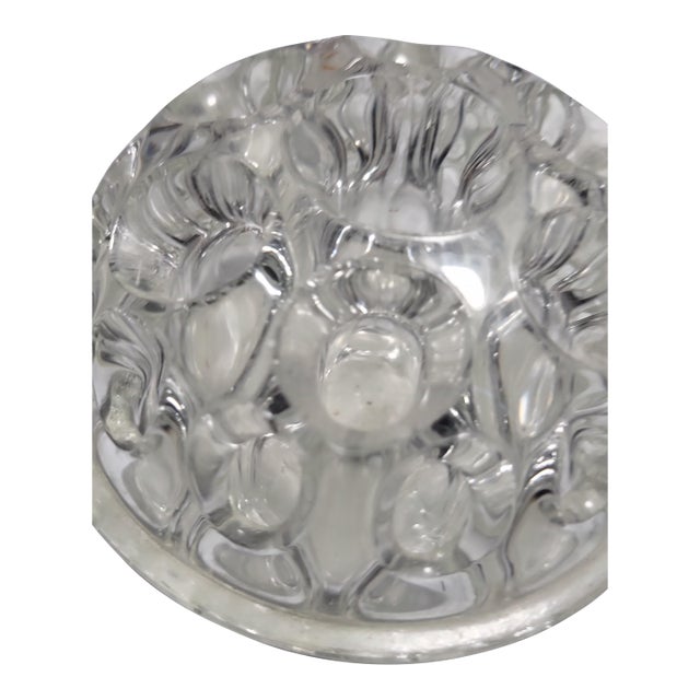 Reims France Crystal Flower Frog 19 Hole For Sale