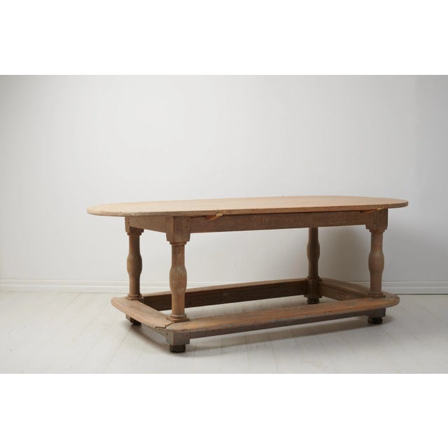 Baroque Swedish Baroque Pine Centre Table, 1758 For Sale - Image 3 of 13