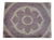 Purple Flower Silk Velvet Ikat Pillow For Sale
