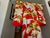 Red Vintage Red Brocade With Flying Cranes Japanese Ceremonial Kimono For Sale - Image 8 of 18