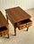 Vintage Mersman Scalloped Maple Side Tables, Pair For Sale - Image 9 of 11