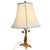 Experience the allure of classic 1930s Hollywood Regency with these exquisite cast bronze scrolling griffin table lamps....