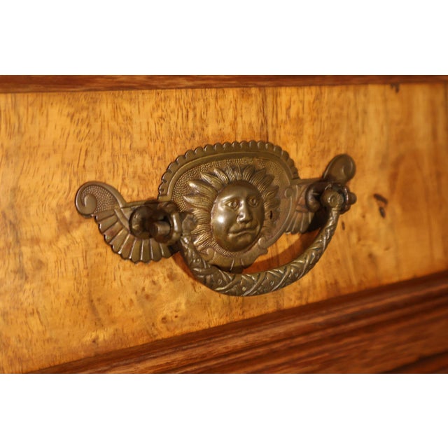 Wood Antique Victorian Eastlake Walnut Marble Top Dresser With Mirror For Sale - Image 7 of 18