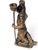 19th Century Bronze-Finish Anthropomorphic Fox or Dog Gentleman Candlestick Holder For Sale In Philadelphia - Image 6 of 8