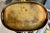 Exquisite painted with Chinoiserie motif oval shaped decor/serving wood tray.