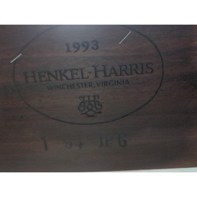 1980s Henkel Harris Cherry Poster Bed Designer Rare Queen For Sale - Image 6 of 6