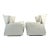 Piero De Martini for Cassina Armchairs With Ottoman - A Pair For Sale