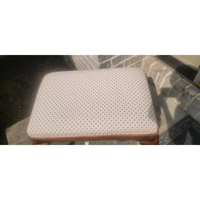 Late 20th Century Vintage Ethan Allen Traditional Classics Bench For Sale - Image 5 of 16
