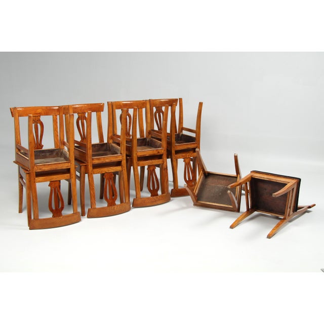 Biedermeier Chairs, 1830s, Set of 10 For Sale - Image 16 of 18
