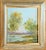 Blue J. Ellen Wilhelm (American, 20th Century) Landscape Oil Painting on Board For Sale - Image 8 of 8