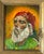 Portrait of a Man in a Red Bandana with a Beard, Original Oil Painting, Oil painting on canvas. Ready to hang. Wood...