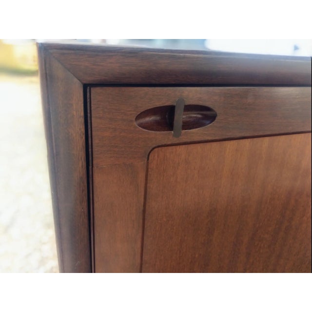 Mid 20th Century Vintage Midi Century Ribbon Mahogany Bramin Mobler Sideboard For Sale - Image 5 of 8