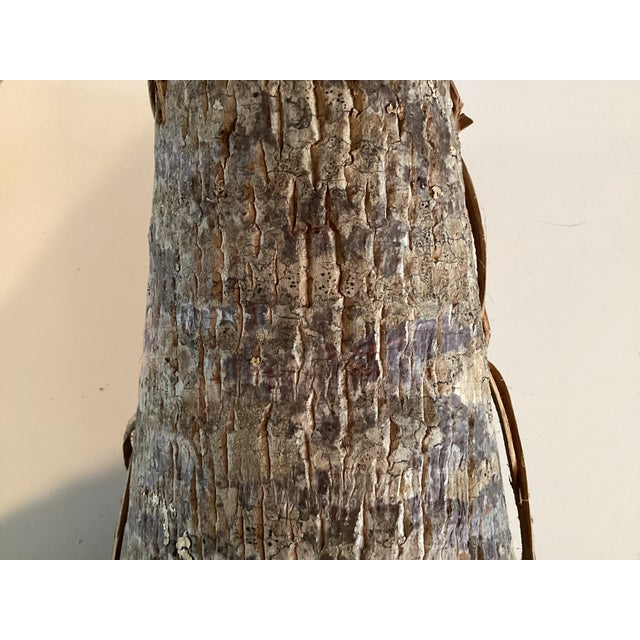 Native American Style Handmade Bark Basket or Berry Basket For Sale - Image 10 of 10