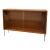 1960s Scandinavian Modern Teak Glass Front Bookcase Display Cabinet For Sale