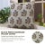 Bring the essence of seasonal beauty into your home with Fabdivine’s Neha block print cushion cover. Handmade with care,...