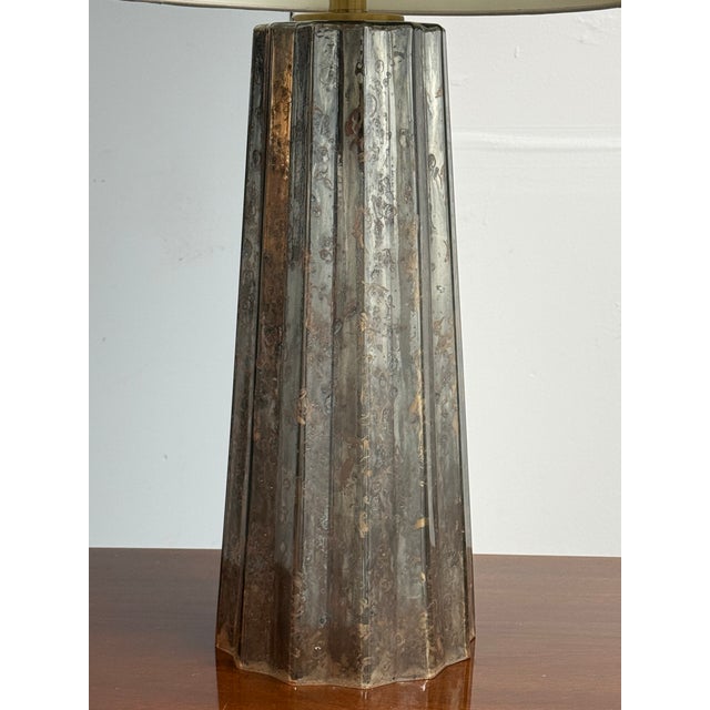 Silver Bassett Furniture Caleb Table Lamp For Sale - Image 8 of 12