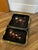 Vintage 70s Nesting Lacquer Ware Trays-Set of 3
