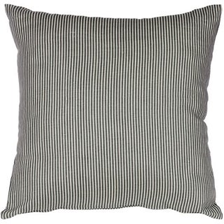 Pillow Decor - Ticking Stripe Wedgewood Blue 18x18 For Sale