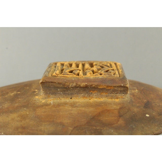 1800's Prosphora Seal Wooden Greek Orthodox Holy Bread Stamp For Sale - Image 13 of 16