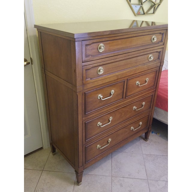 1966 Drexel Triune Tall Dresser Chairish