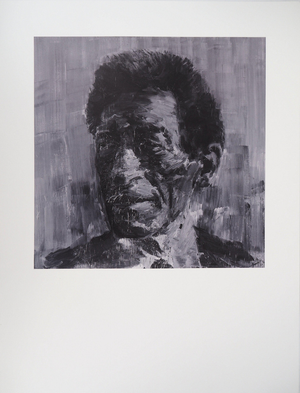 Yan Pei-Ming, Hommage à Giacometti, Print