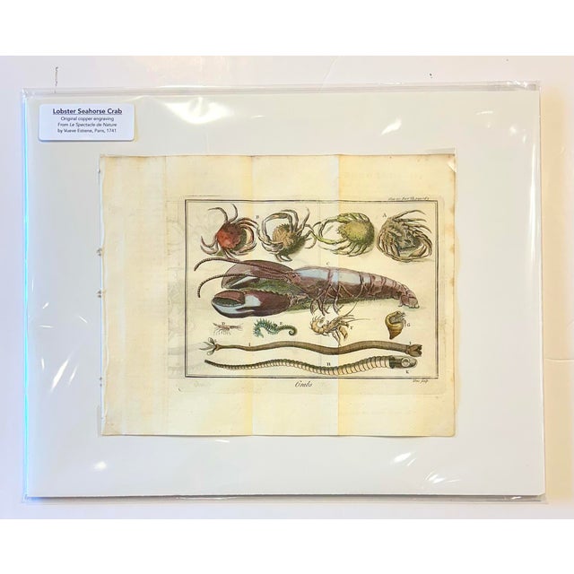 Rare original copperplate engraving with original hand color, the engraving retains the authentic character collectors...