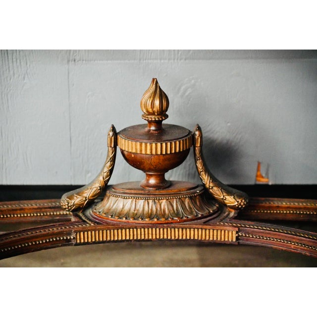 1920s Exceptional French Demi-Lune Console With One-of-a-Kind Breccia Marble Top, C. 1920 For Sale - Image 5 of 9