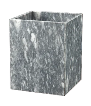 Gray Marble Waste Bin