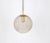 Gray Brass with Smoked Glass Ball Pendant from Limburg, Germany, 1970s For Sale - Image 8 of 13