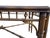 Brown Petite Thomasville Vintage Faux Bamboo Glass Top Dining Table Hollywood Regency For Sale - Image 8 of 18