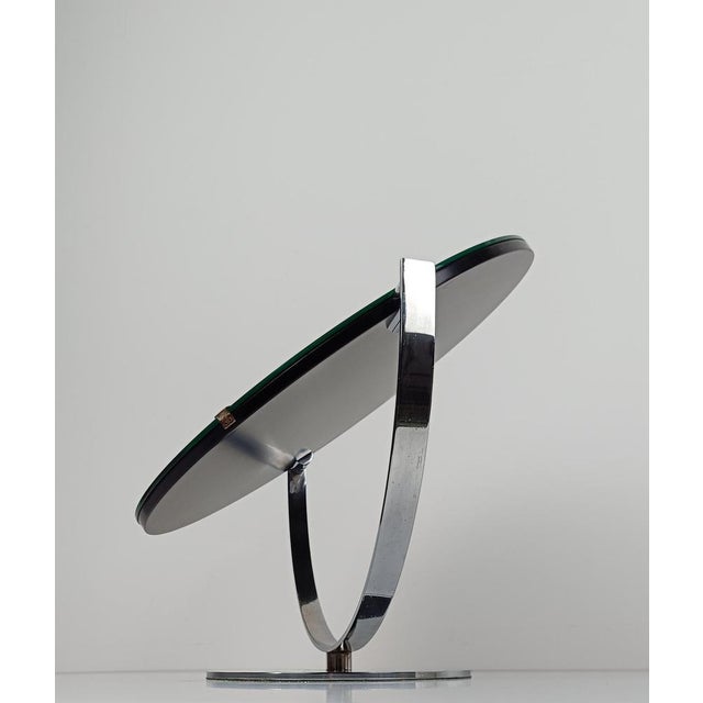 Vintage Eye Wear Counter Mirror with Adjustable Stand in Polished Chromed Metal, 1970s For Sale - Image 14 of 18