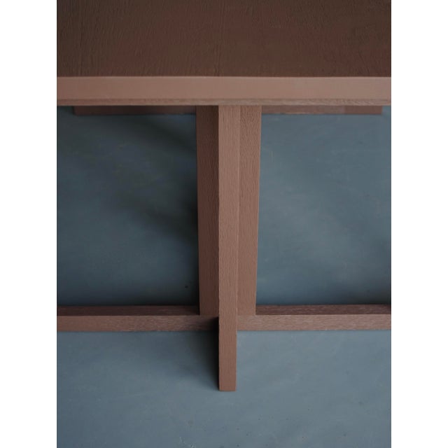 Bossche School Merbau Dining Table from Hans van der Laan & Harry van Hal, 1979 For Sale - Image 10 of 18
