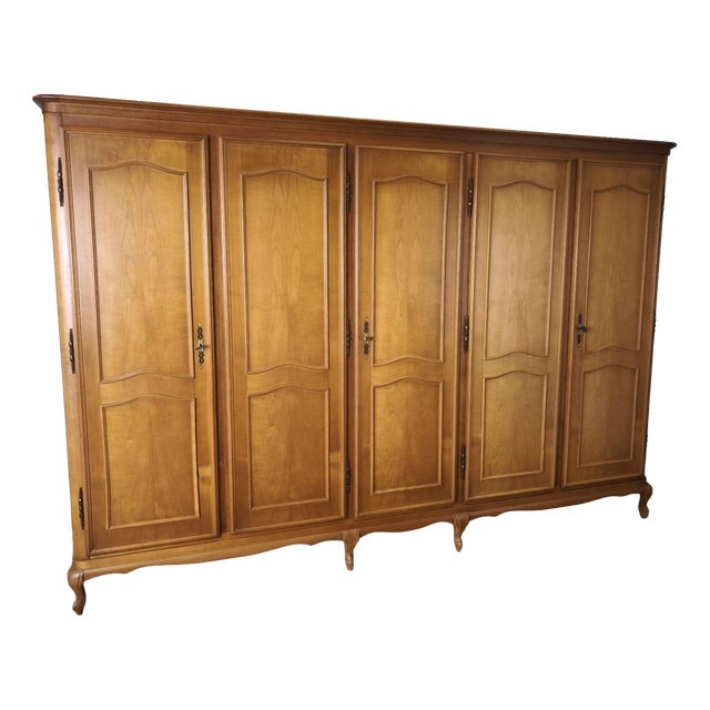 Vintage French Louis XVI Style Wardrobe For Sale