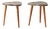 Vintage Scandinavian Formica Stools, 1970s, Set of 2 For Sale