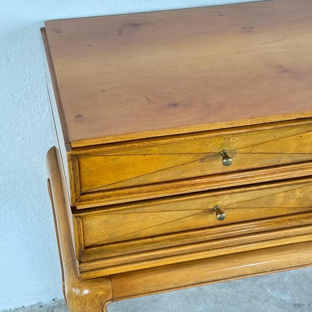 Sculptural Diamond-Front Sideboard by Osvaldo Borsani for ABV, Italy, 1950s For Sale - Image 6 of 18