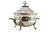 Silver Silver Tureen with Engraved Plant Motifs, Frieze and Pear-Shaped Handle Lid For Sale - Image 8 of 8