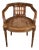 Small Late 19th Century Louis XVI Style Walnut Office Chair For Sale