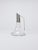 A beautiful high-quality crystal glass and silver-plated brass carafe / small pitcher / wine decanter, suitable for...