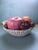 A collection of richly toned & beautifully shaded Italian ceramic faux fruit consisting of cherries, an apple, an orange...