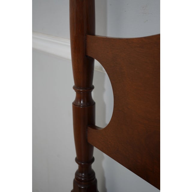 Brown Biggs Full Size Mahogany 4 Post Poster Bed For Sale - Image 8 of 12