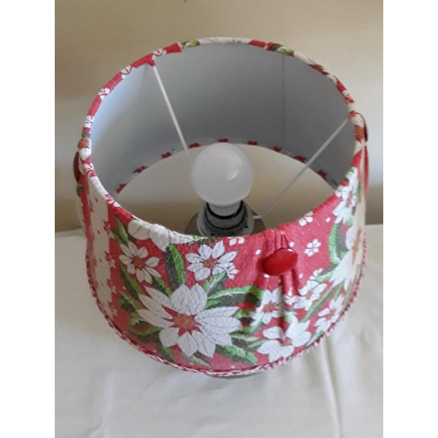 Vintage German Table Lamp with Green Ceramic Foot, 1970s For Sale - Image 3 of 6