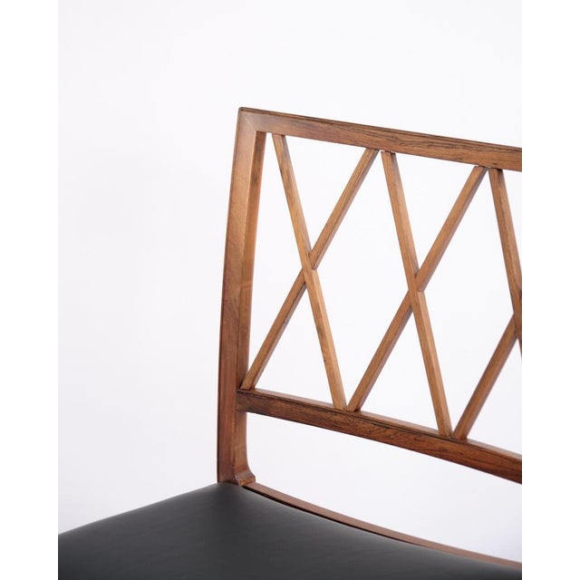 Dining Chairs in Rosewood attributed to Ole Wanscher for A.J. Iversen, 1940s, Set of 4 For Sale - Image 9 of 13