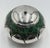 Los Castillo Mid 20th Century Los Castillo Taxco Malachite Silver Plate Lidded Bowl, Mexican Modernist Silver For Sale - Image 4 of 18