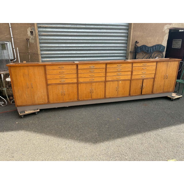 Vintage Oak Sideboard, 1960s For Sale - Image 12 of 12