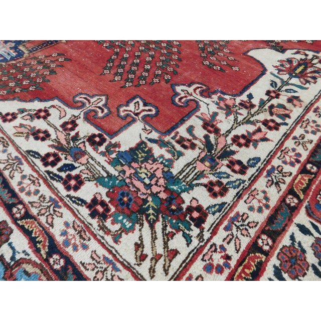 Textile 1960s Persian Rug 8'5"x 11'2" For Sale - Image 7 of 12